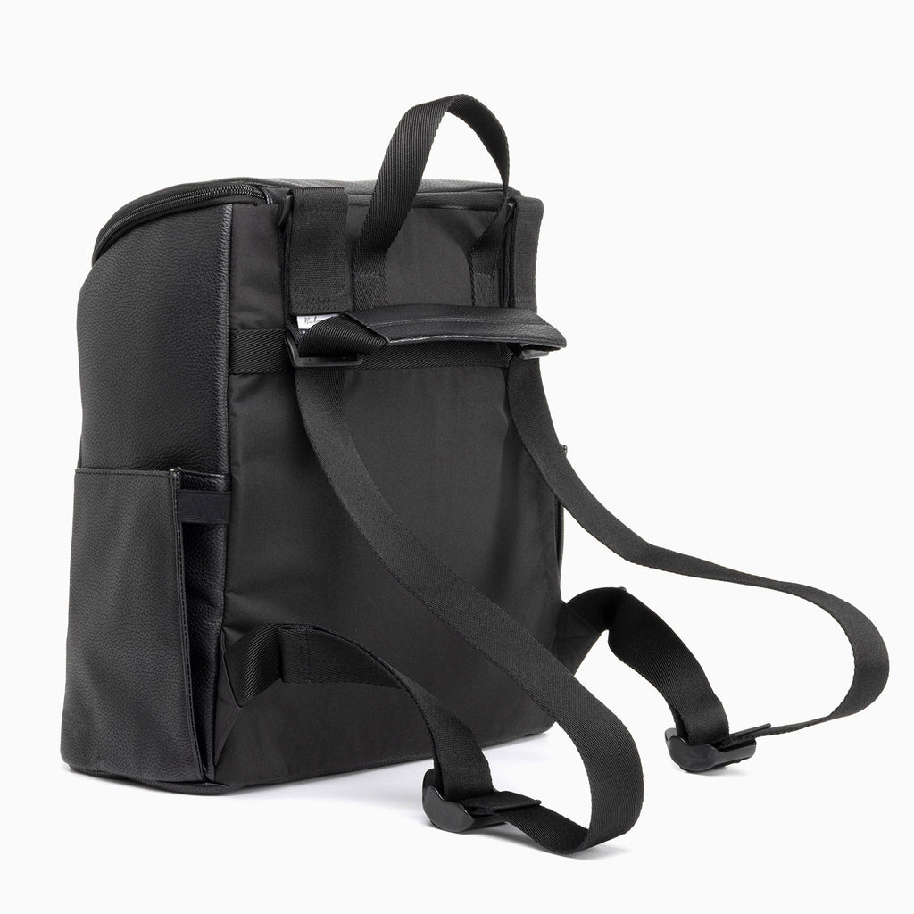 Babymel Lennox Vegan Leather Convertible Changing Backpack - Black
