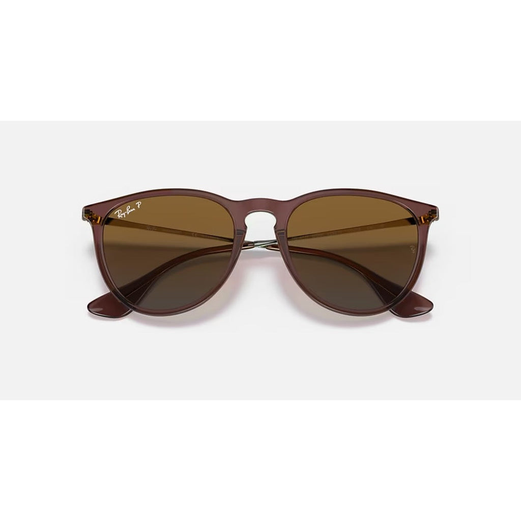 RAYBAN - ERIKA | Transparent Dark Brown w/ Brown Polarized