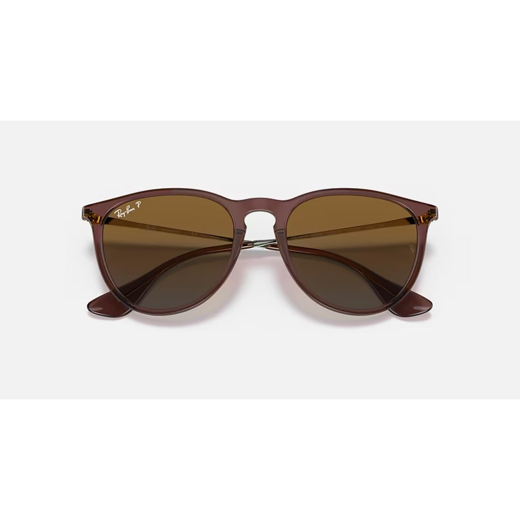 RAYBAN - ERIKA | Transparent Dark Brown w/ Brown Polarized