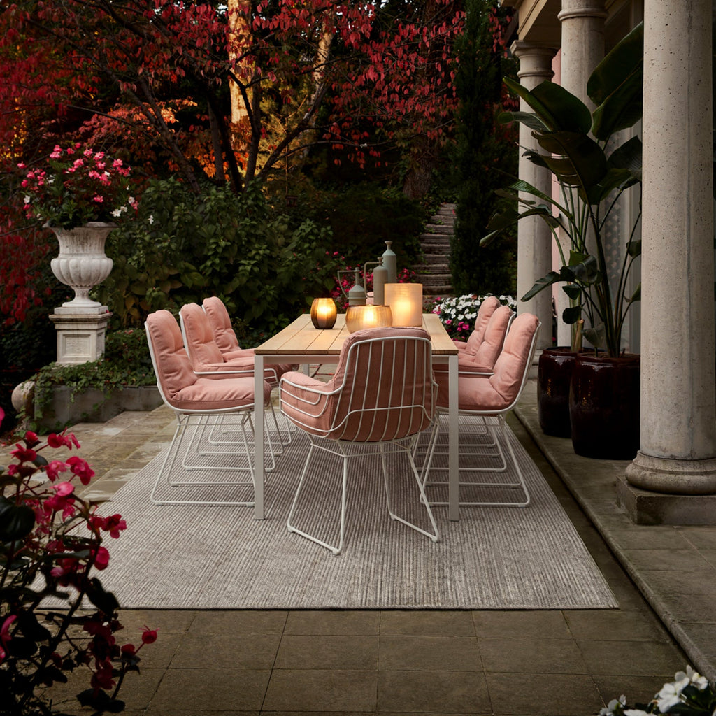 freifrau | leyasol chair | natte heather grey + steel bronze glaze frame