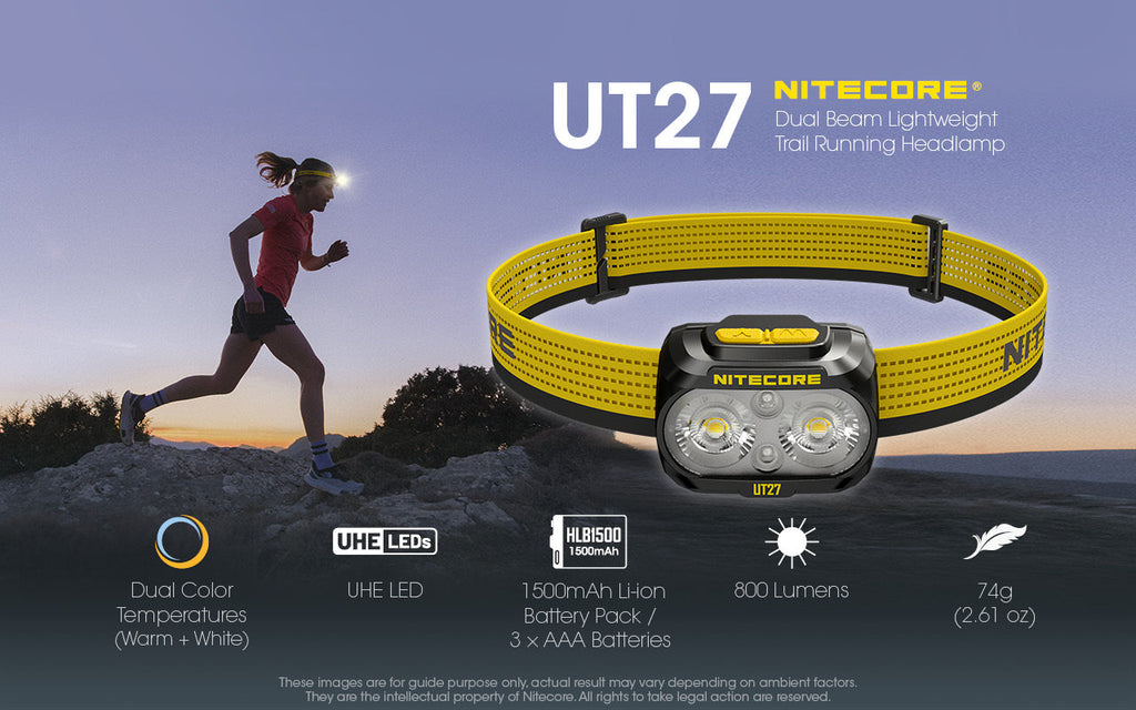 Nitecore UT27 MCT 800L Headlight