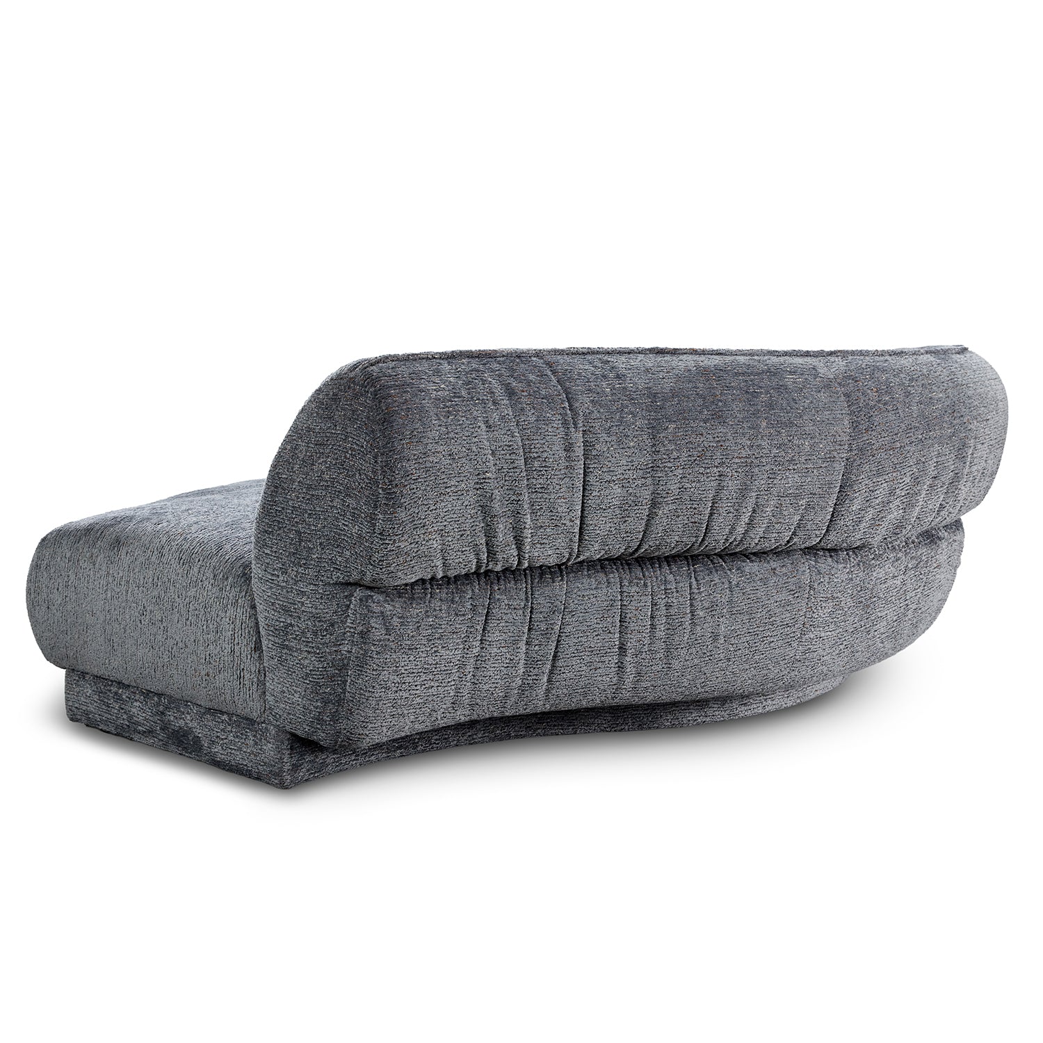 freifrau | marie sofa module round left armrest | fabric agus navy