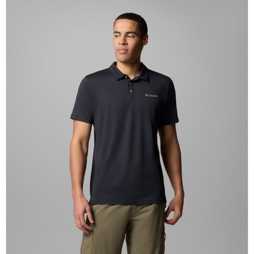 COLUMBIA - TECH TRAIL POLO | Black