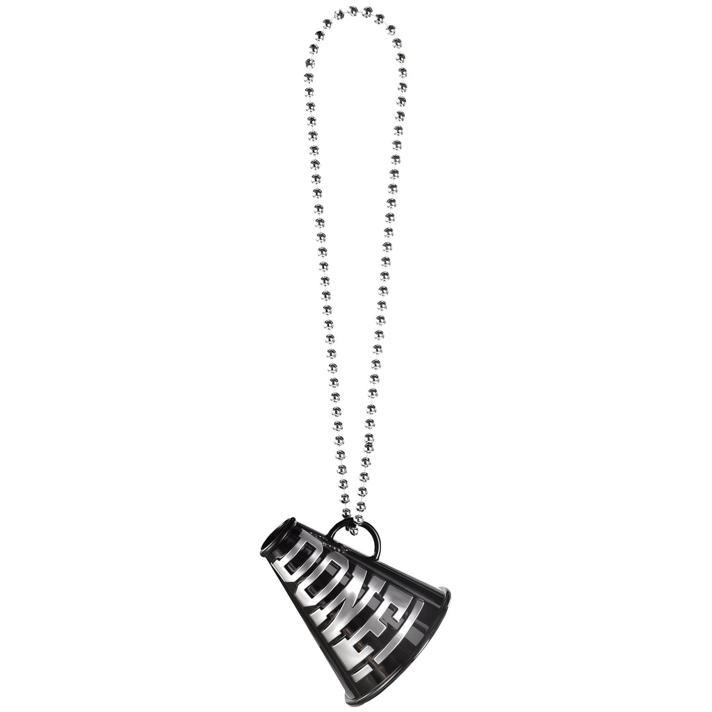 "DONE!" Graduation Megaphone Necklace