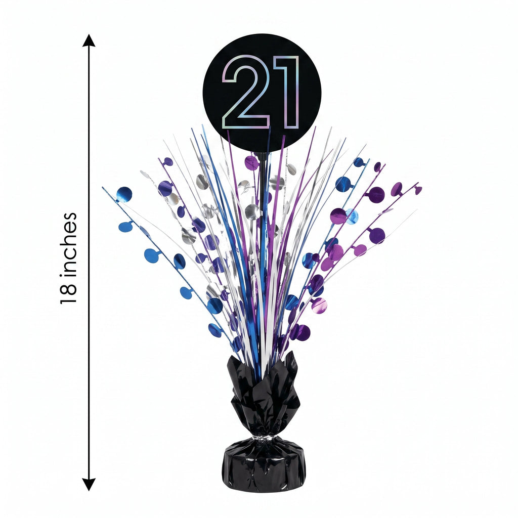 "Finally 21" Birthday Centerpiece Spray