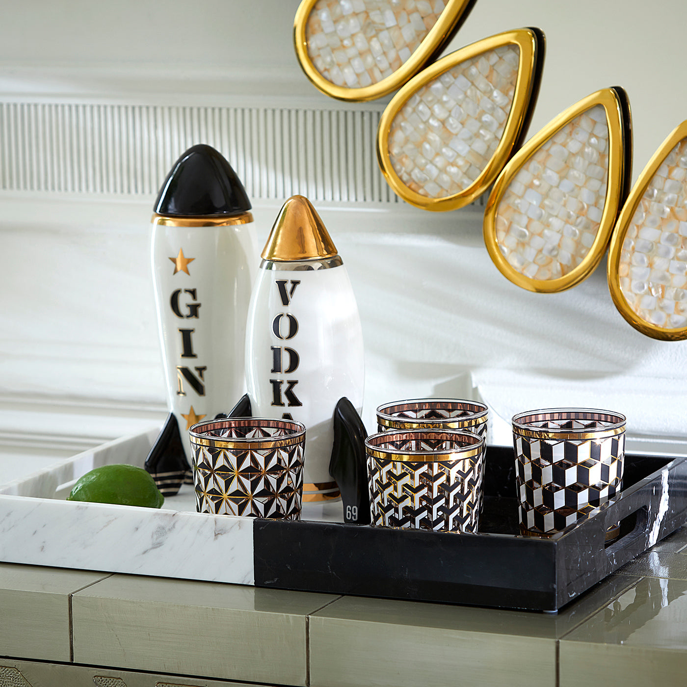Boxed Versailles Glassware Set