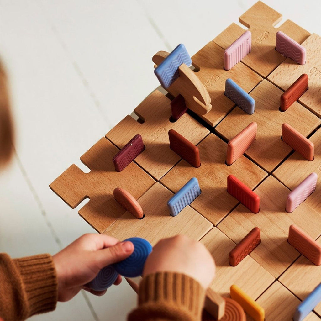 Bavvic Wooden Builder Set 48 pieces