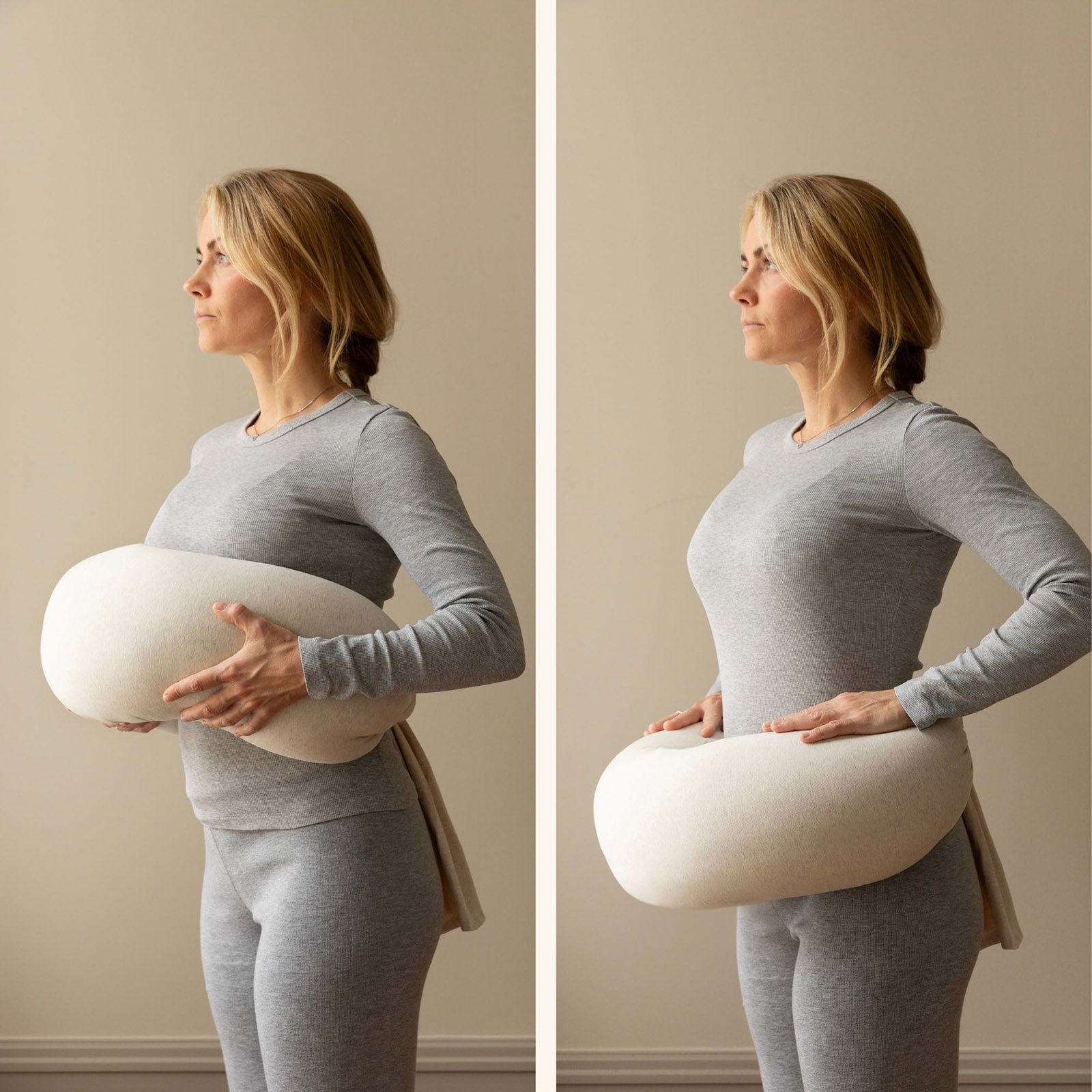 bbhugme Nursing Pillow - Soft White