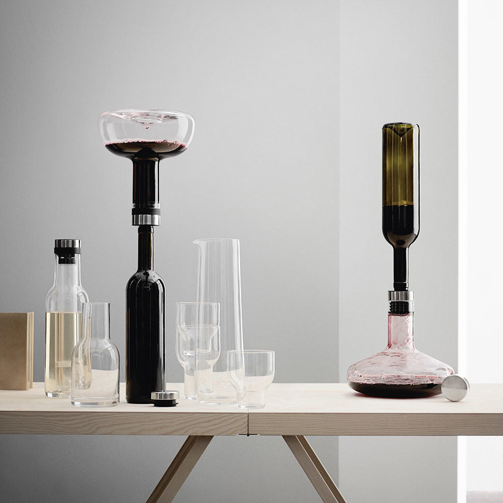 audo copenhagen (menu) | wine breather carafe | smoke + brass