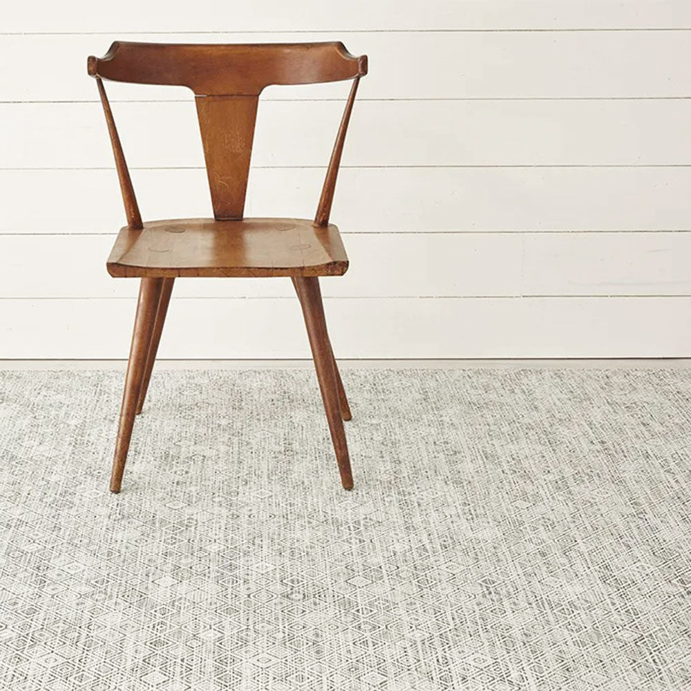 chilewich | woven floor runner 76x269cm (30x106") | mosaic black + white