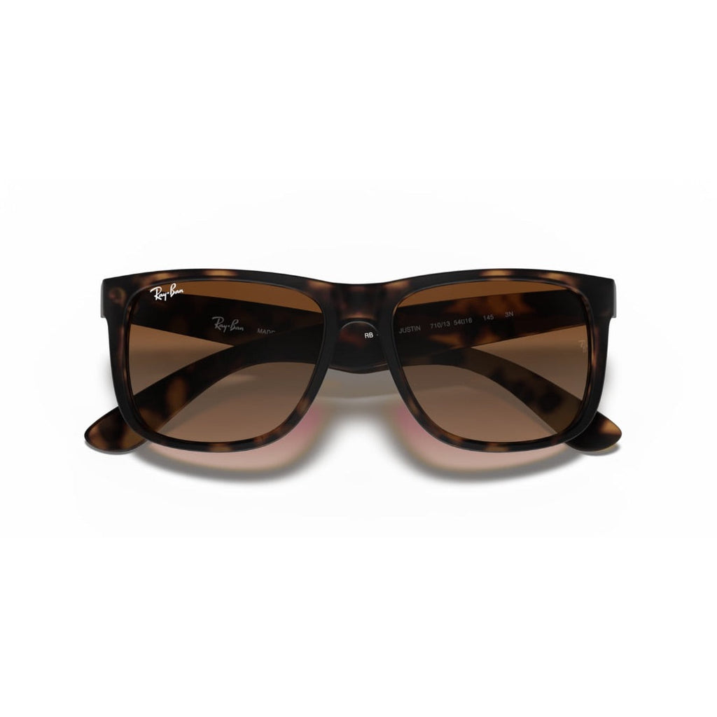 RAYBAN - JUSTIN | Rubber Light Havana w/ Brown Gradient