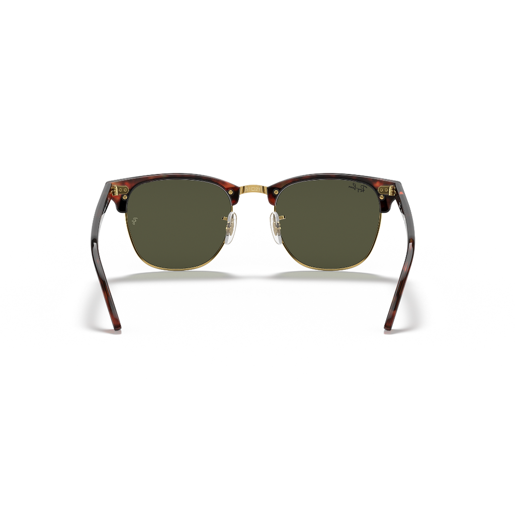 RAYBAN - CLUBMASTER | Tortoise Arista w/ Green