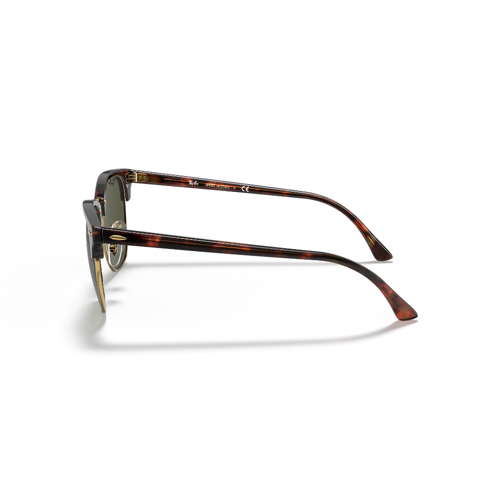 RAYBAN - CLUBMASTER | Tortoise Arista w/ Green