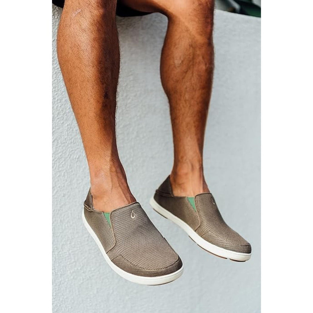 OLUKAI - NOHEA MESH (MENS) | Mustang / Lime Peel