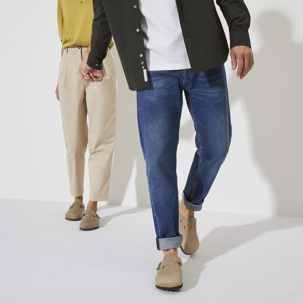 BIRKENSTOCK - BOSTON OILED LEATHER | Tabacco Brown
