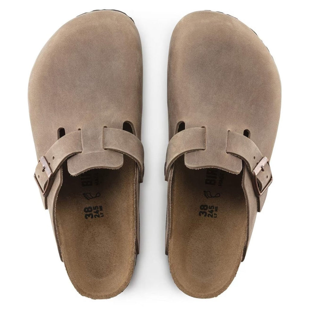 BIRKENSTOCK - BOSTON OILED LEATHER | Tabacco Brown