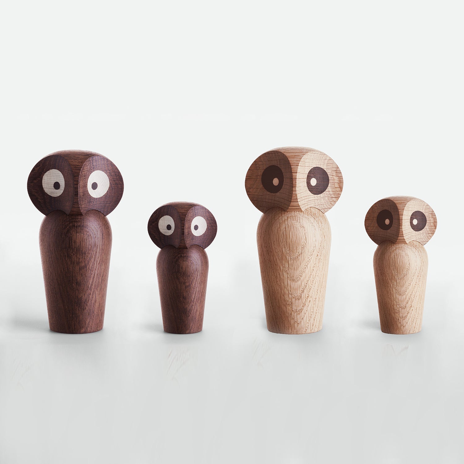 architectmade | wooden owl | large natural oak