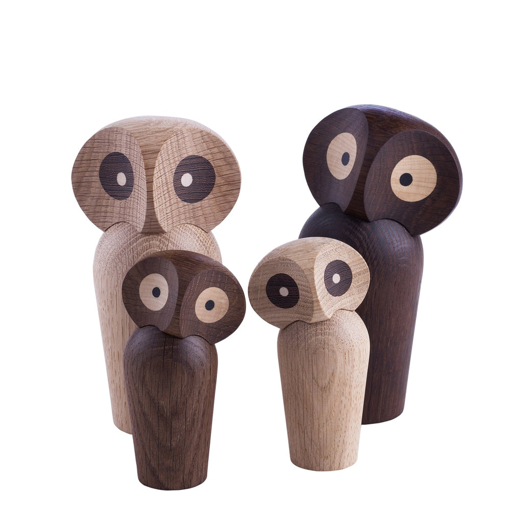 architectmade | wooden owl | large natural oak