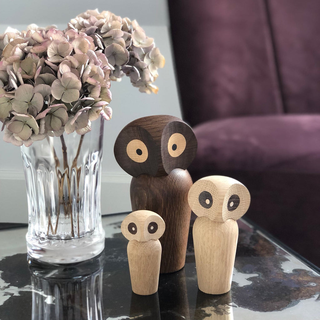 architectmade | wooden owl | mini natural oak