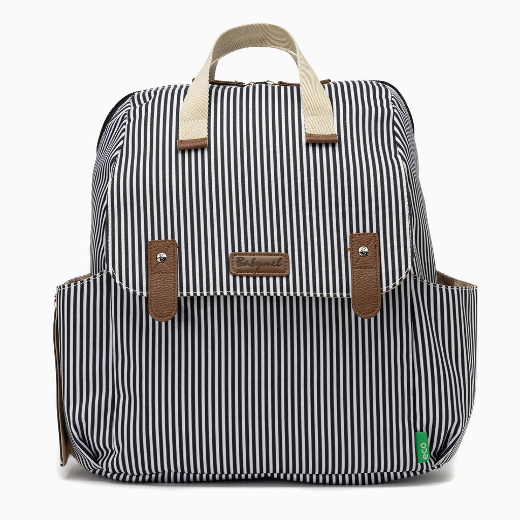 Babymel Robyn Eco Convertible Backpack - Navy Stripe