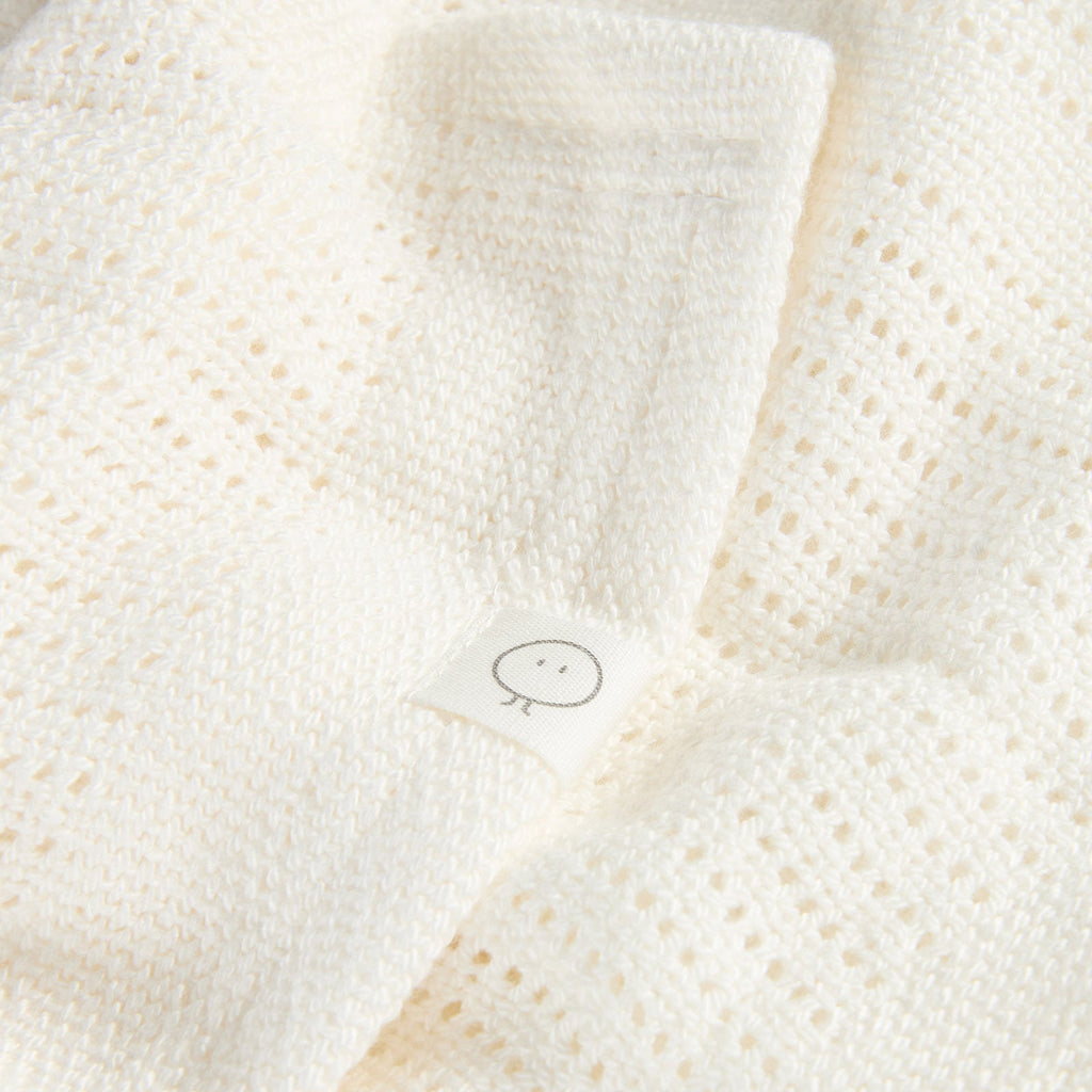 Cellular Blanket - White