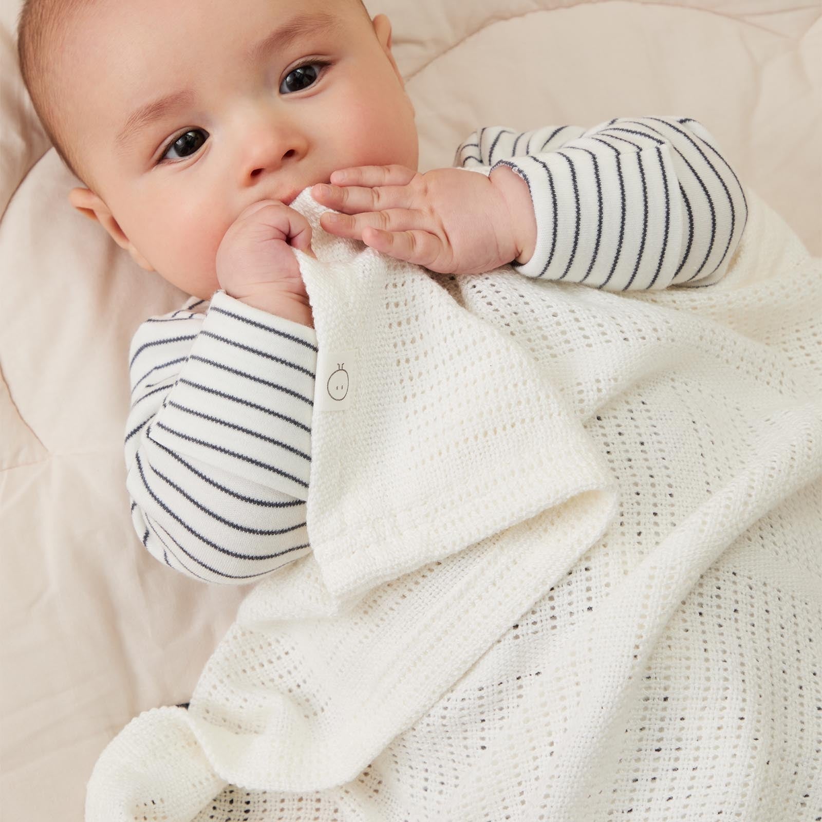Cellular Blanket - White