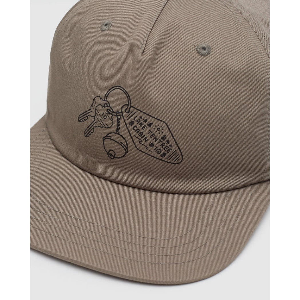 TENTREE - LAKE GETAWAY APEX HAT | Clay/Meteorite Black