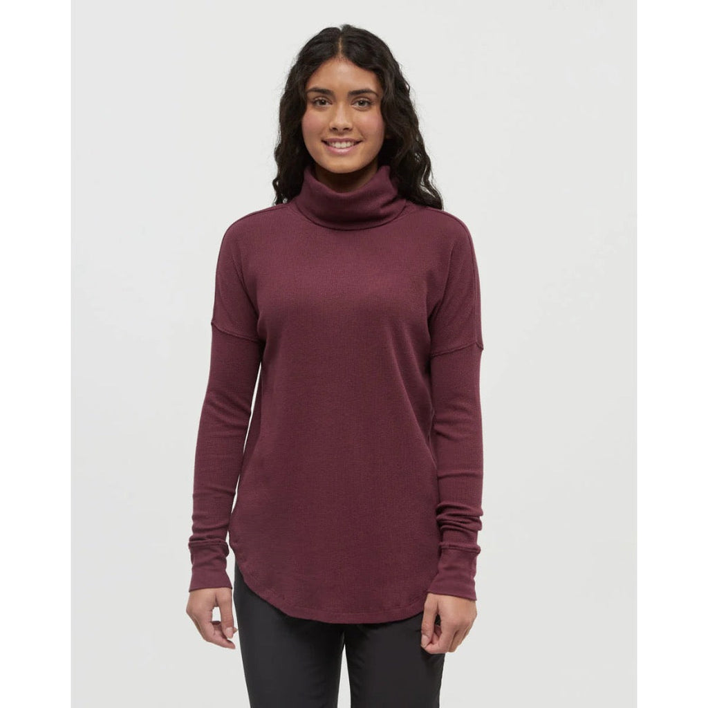 TENTREE - HIGHWOOD TURTLENECK SWEATER | Deep Burgundy