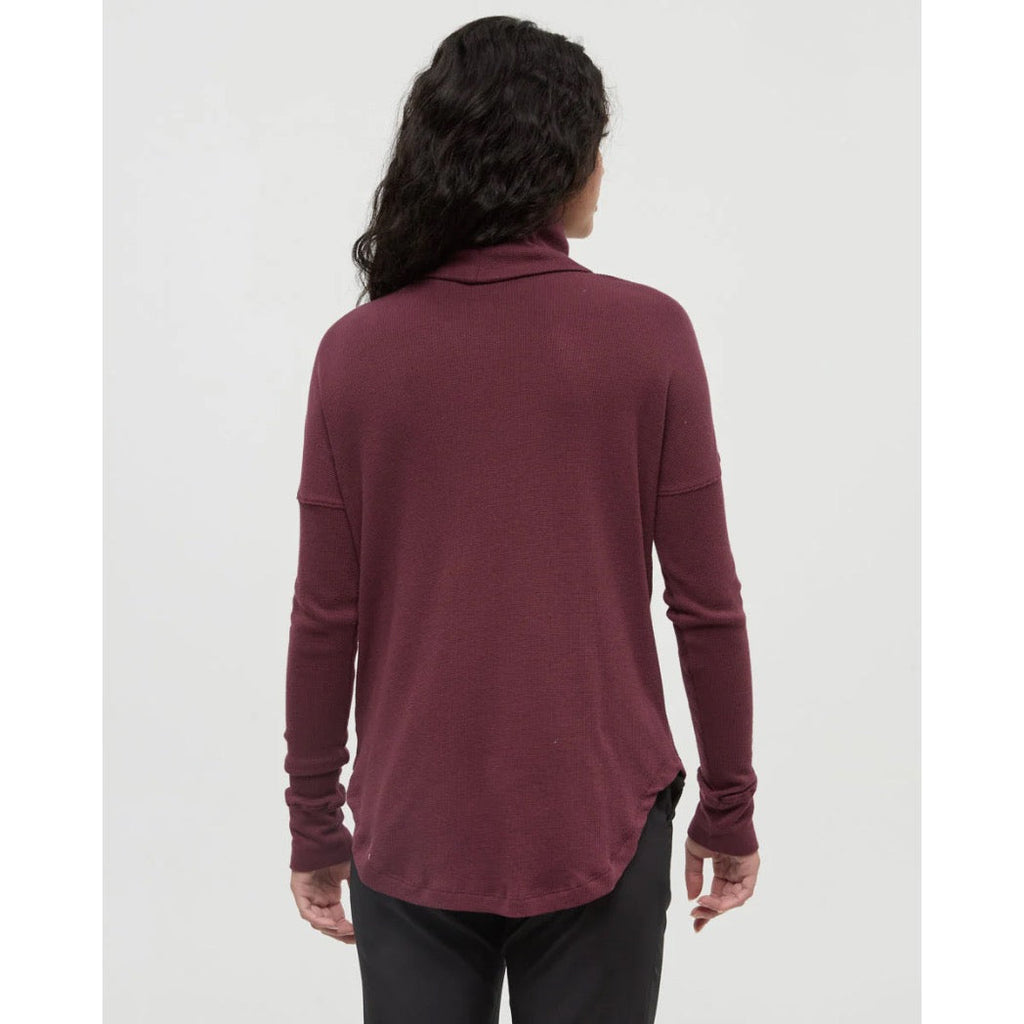 TENTREE - HIGHWOOD TURTLENECK SWEATER | Deep Burgundy