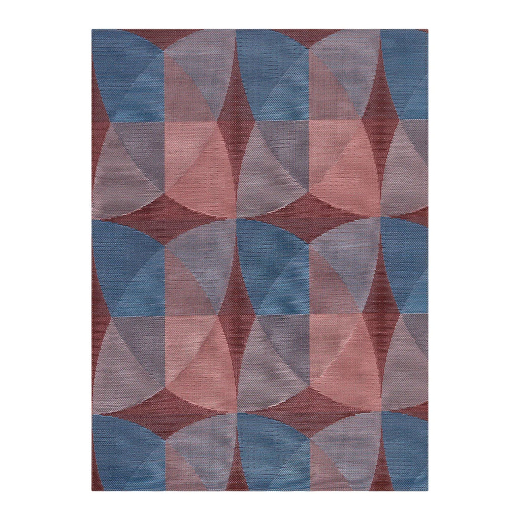 chilewich | woven floormat 183x2269cm (72x106") | canopy raspberry
