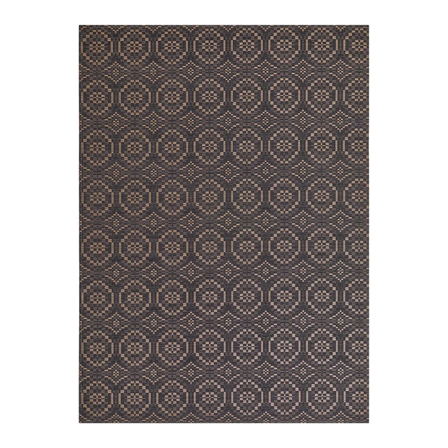 chilewich | woven floormat 183x269cm (72x106") | overshot tiger eye