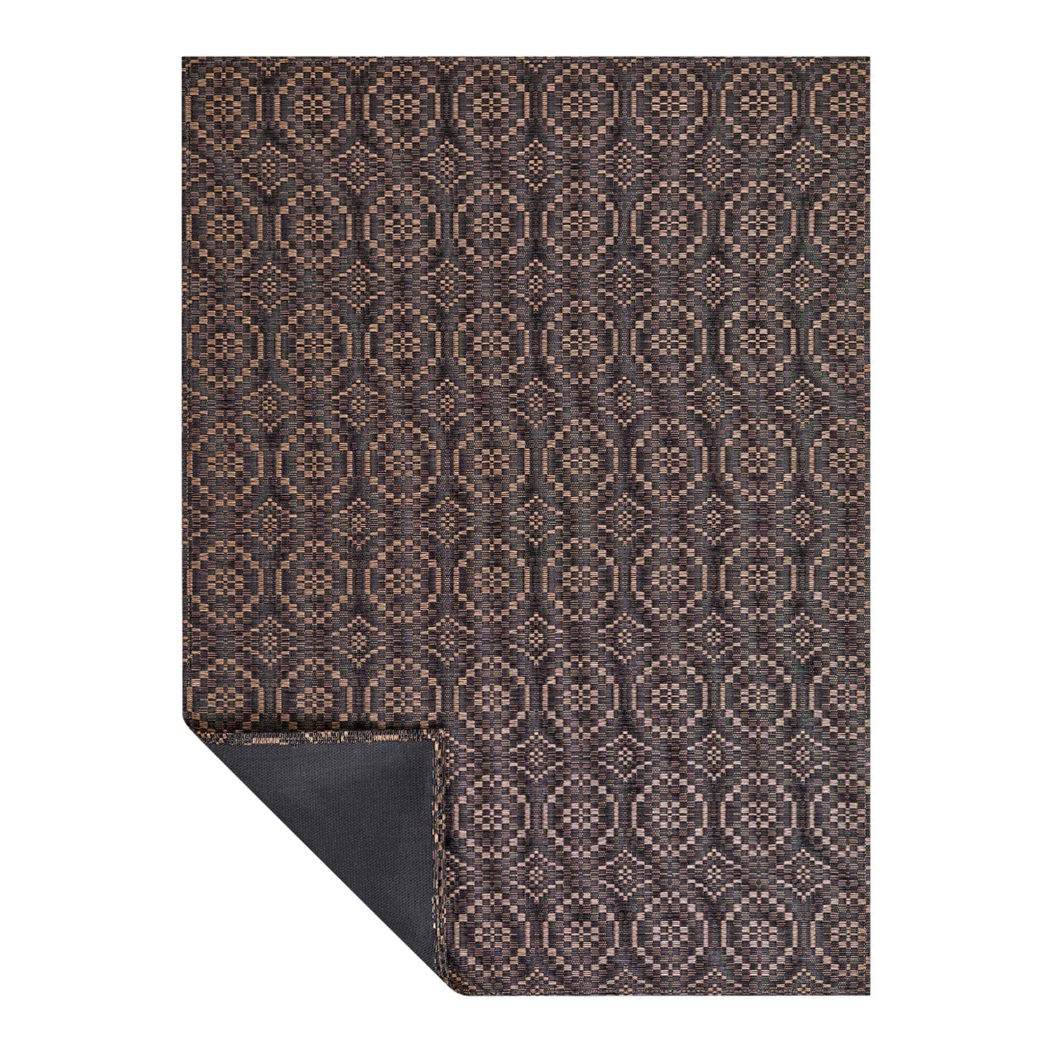 chilewich | woven floormat 183x269cm (72x106") | overshot tiger eye