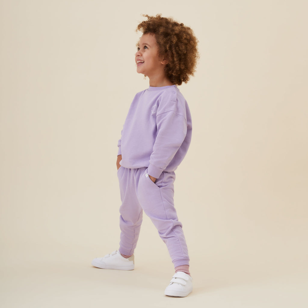 Generation Kind Oversized Sweatshirt & Joggers Outfit - Lilac
