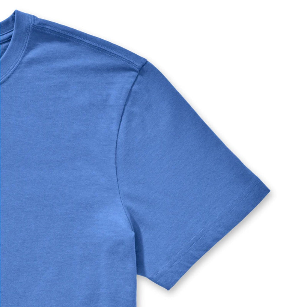 LIFE IS GOOD - MENS CRUSHER TEE | Daily Dose Golf Athletic Blue