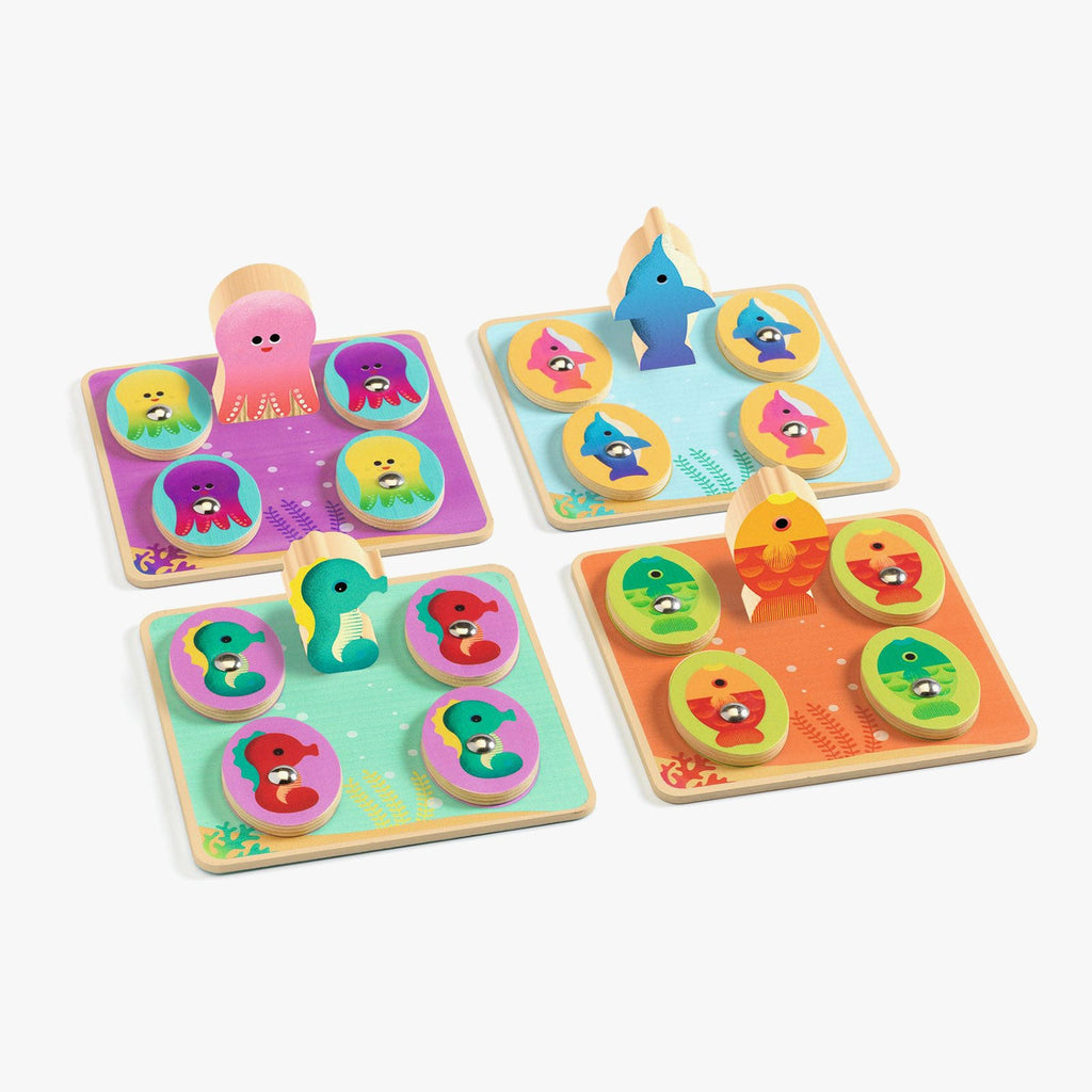 Djeco Ludo Sea 4-in-1 Games Set