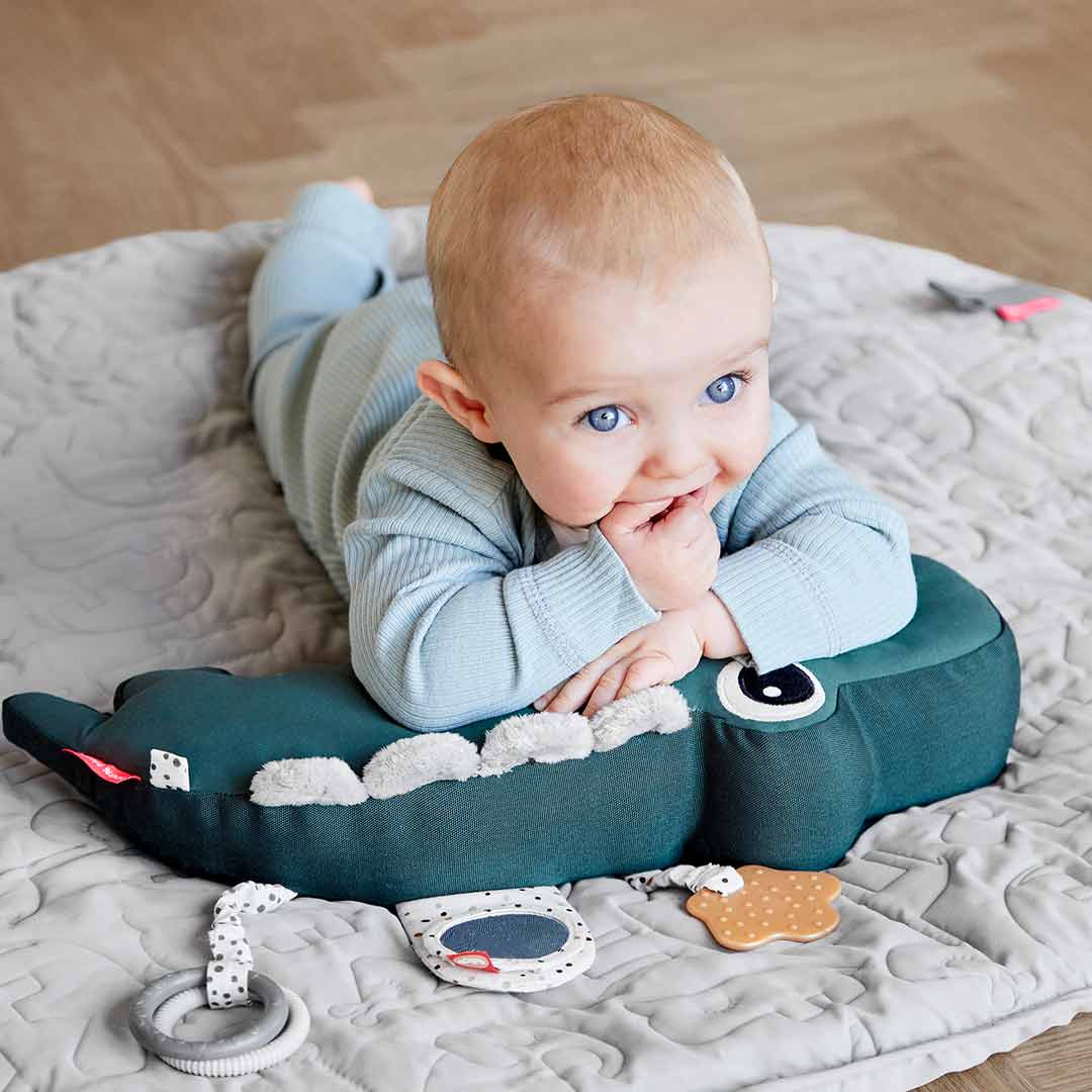 Done by Deer Tummy Time Activity Toy - Croco - Green