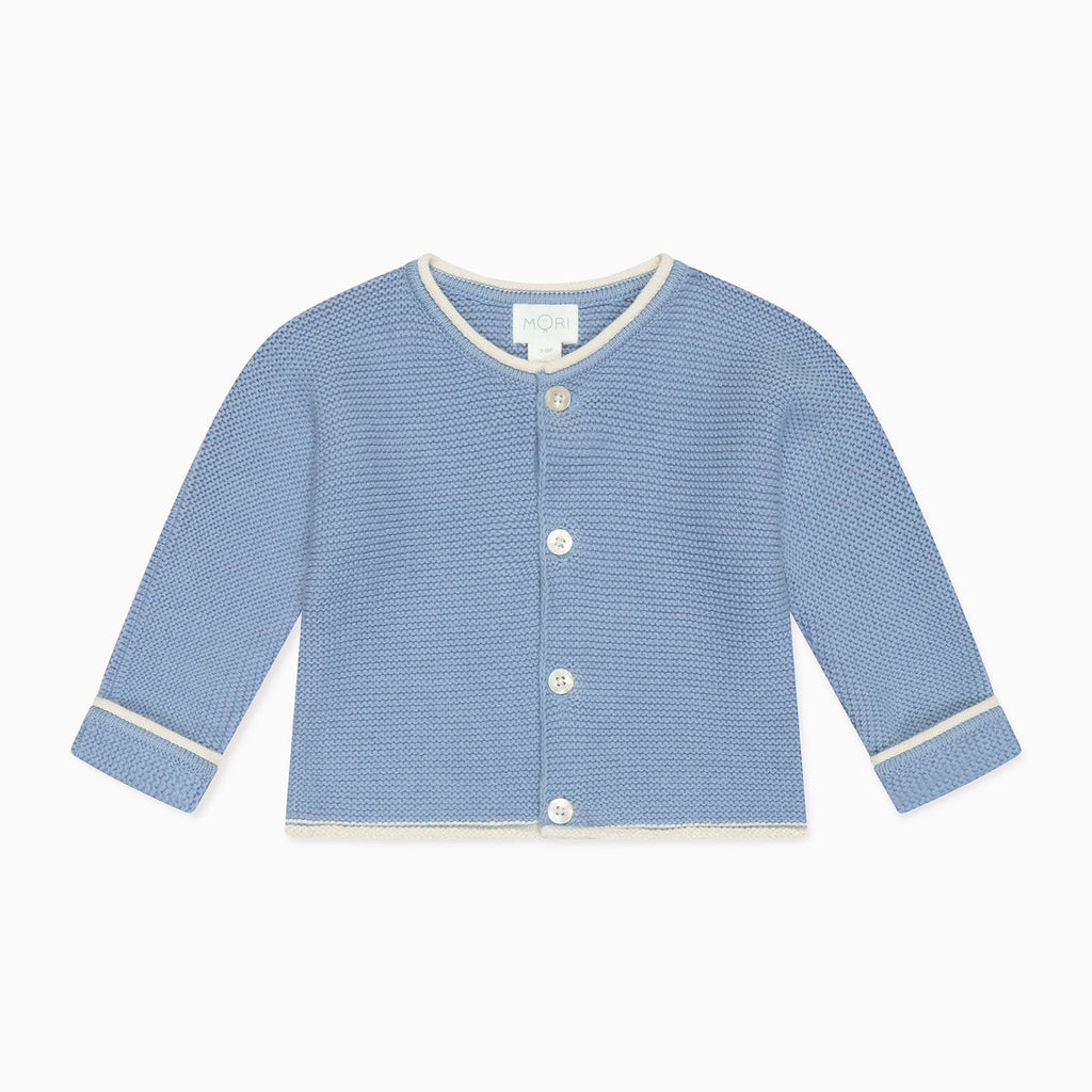 Garter Stitch Knitted Cardigan
