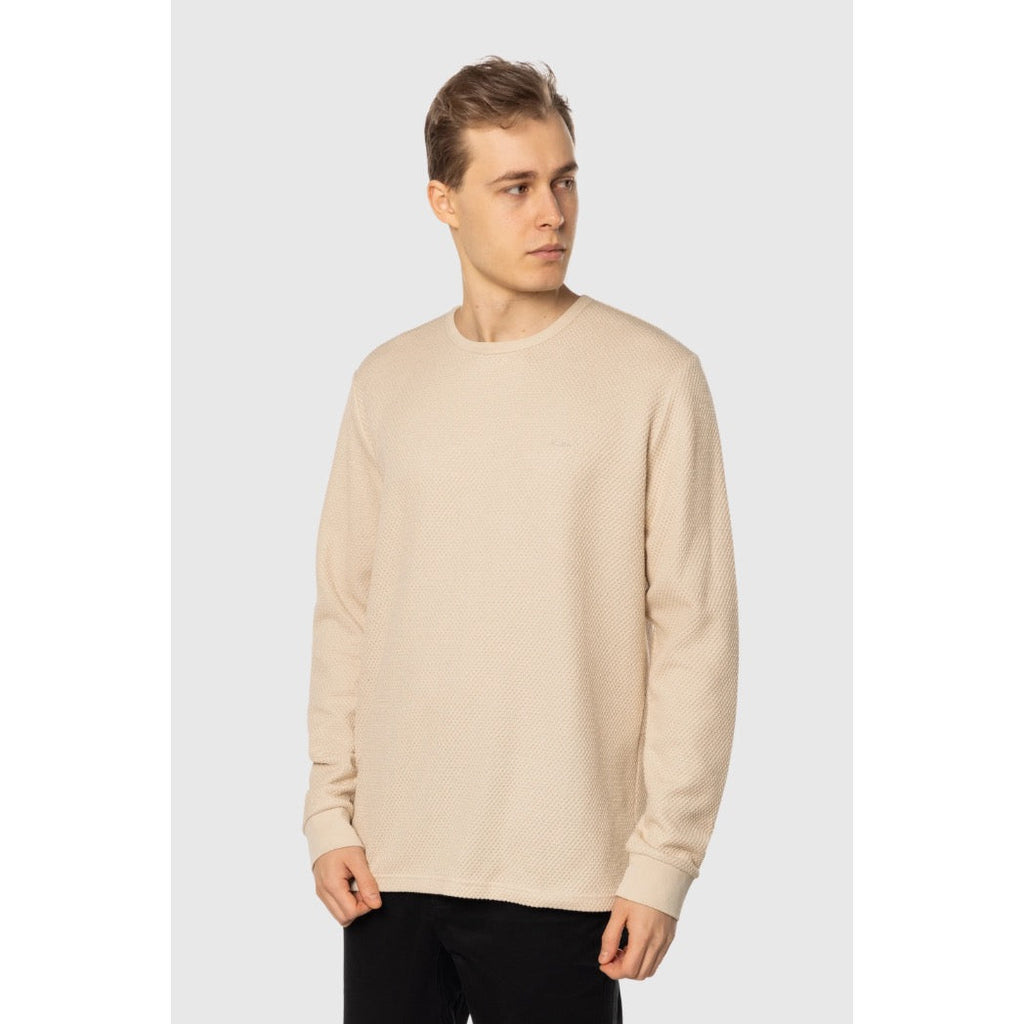 TEAMLTD - WAFFLE KNIT LONGSLEEVE | Cream