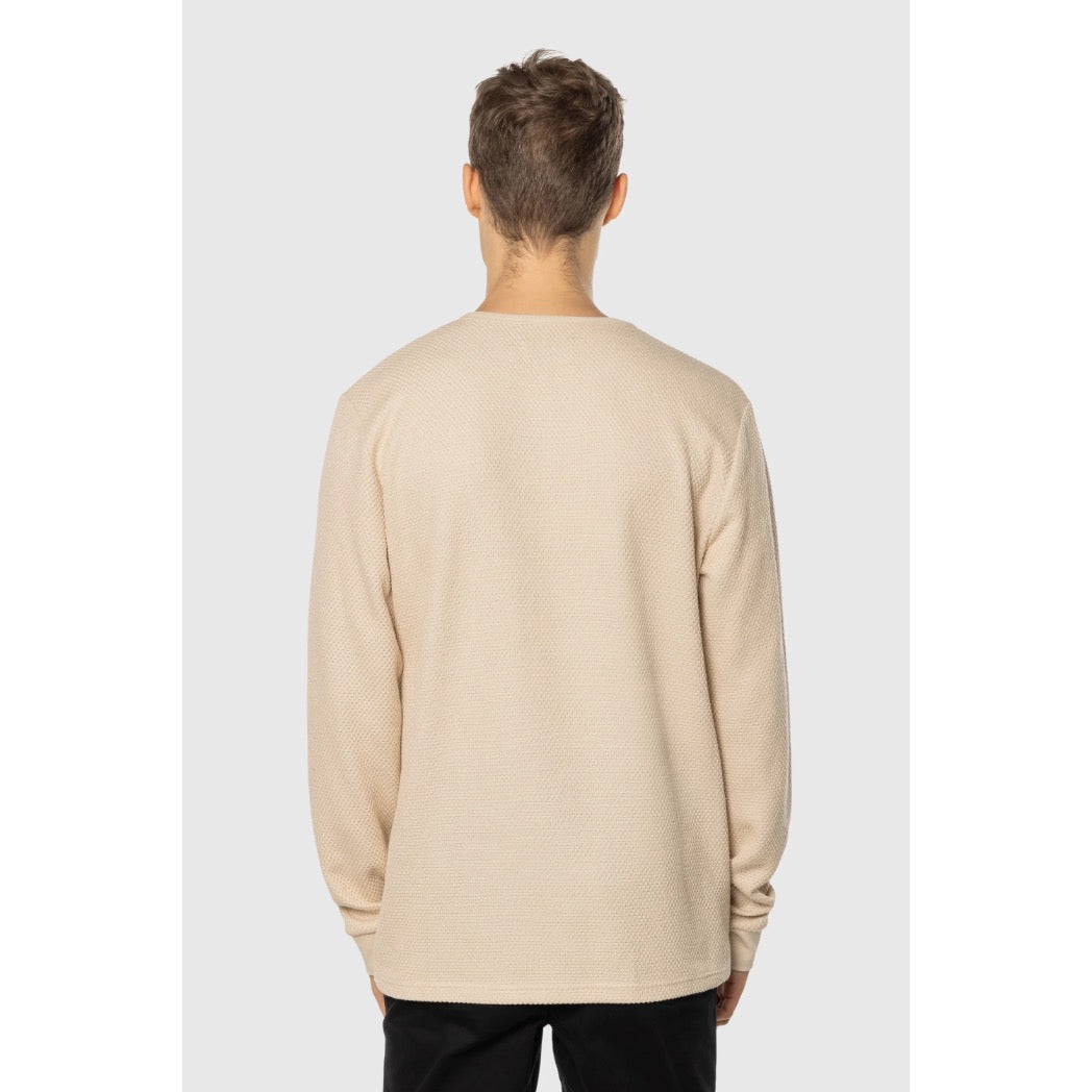 TEAMLTD - WAFFLE KNIT LONGSLEEVE | Cream