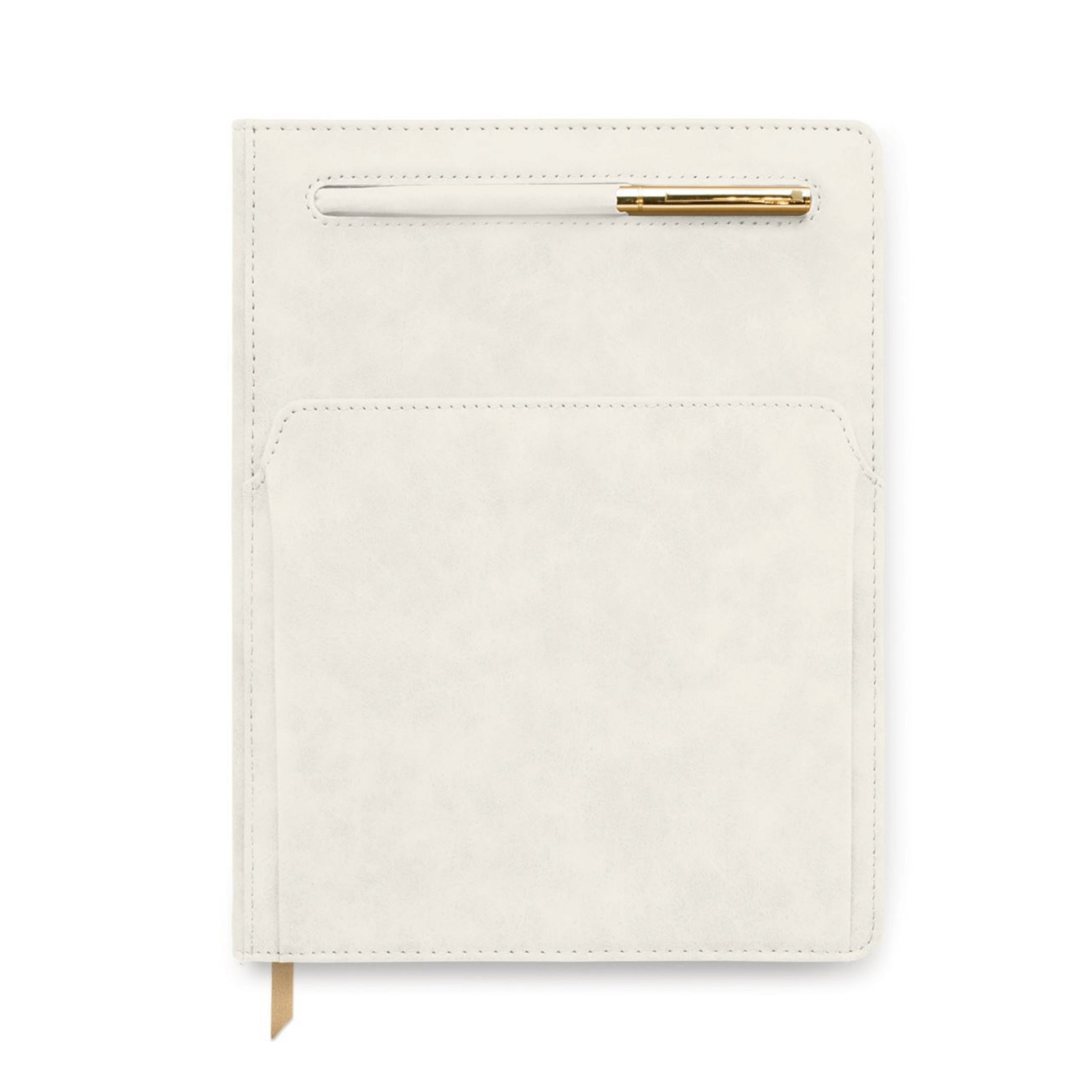 Vegan Leather Undated Planner With Pen And Pocket