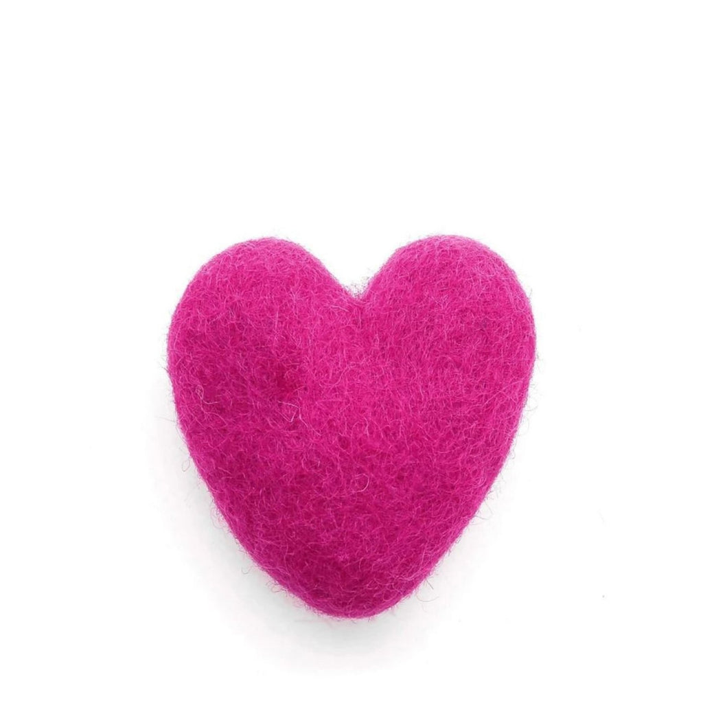 heart felt cat toy