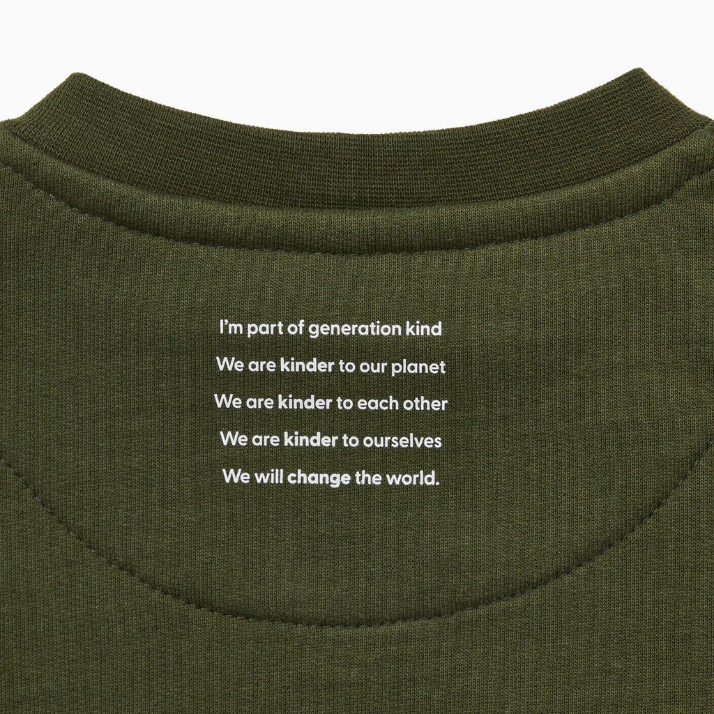 Generation Kind Oversized Sweatshirt - Khaki