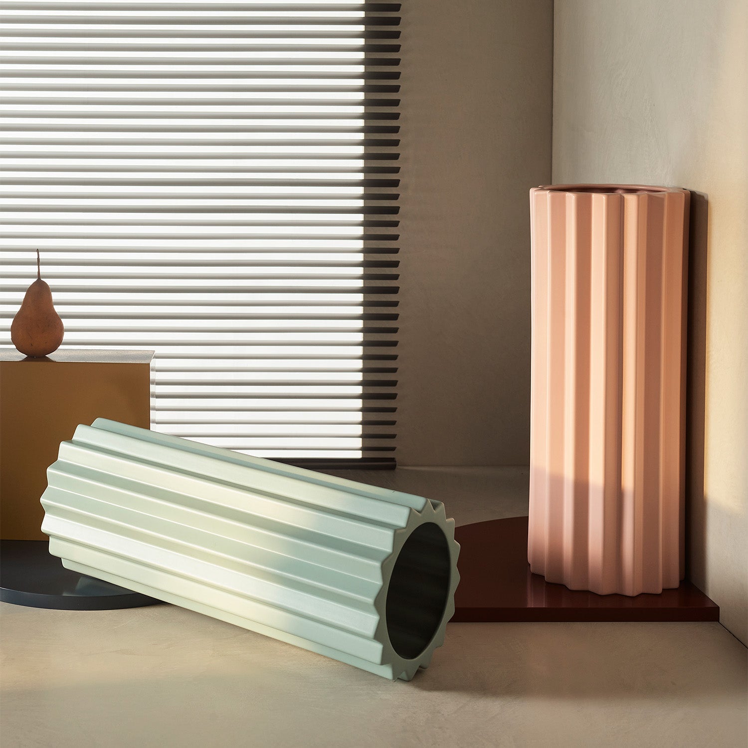 greg natale | parallel lines vase | sage ~ DC