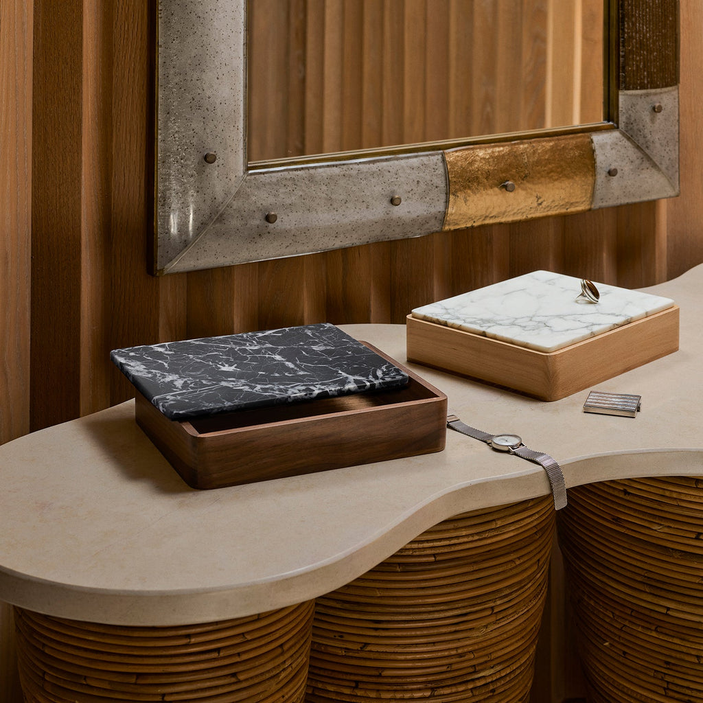 greg natale | terreno box | beech + arabescato - DC