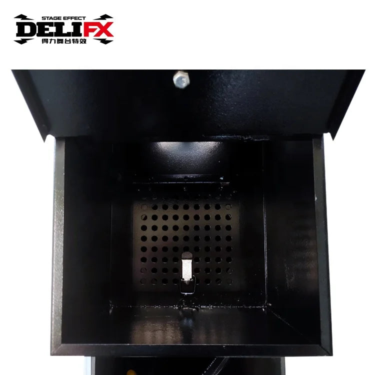 DMX Control Mini Confetti Cannon Machine rainbow Effect Confetti Drop Blaster for Baby Shower Gender Reveal Gig Corporate Events