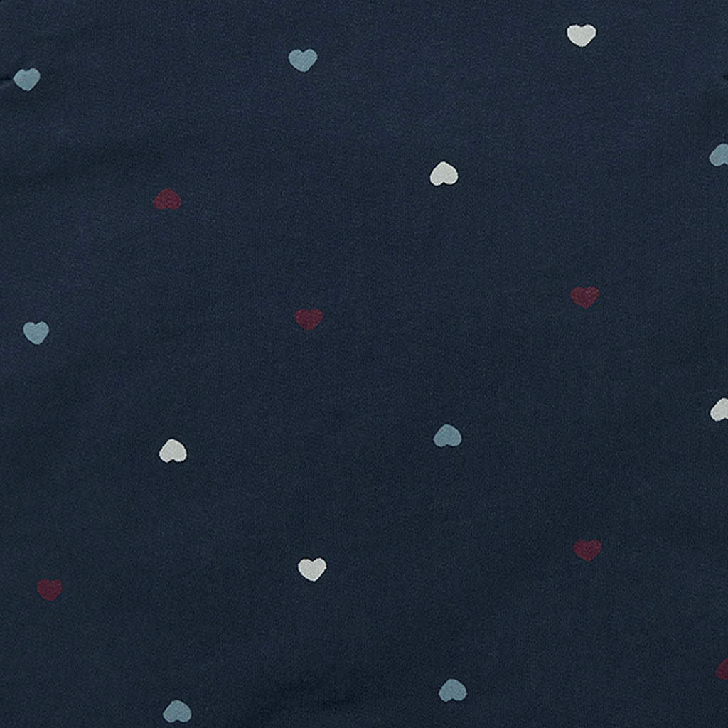 Hearts Kangaroo Pocket Jumpsuit