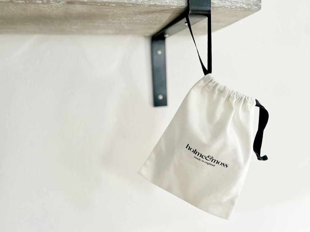 Holme & Moss Cotton Drawstring Dust Bag