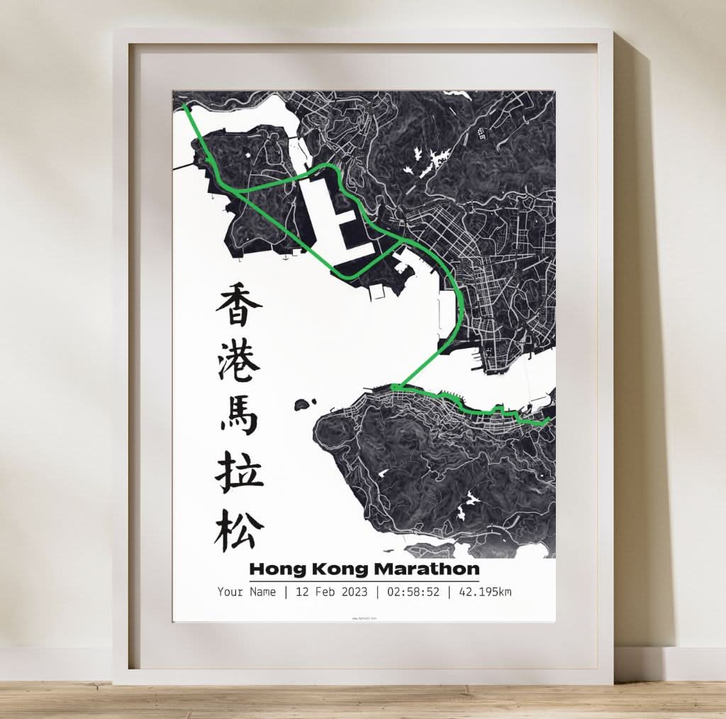 Immortalise your Run with a Custom Poster