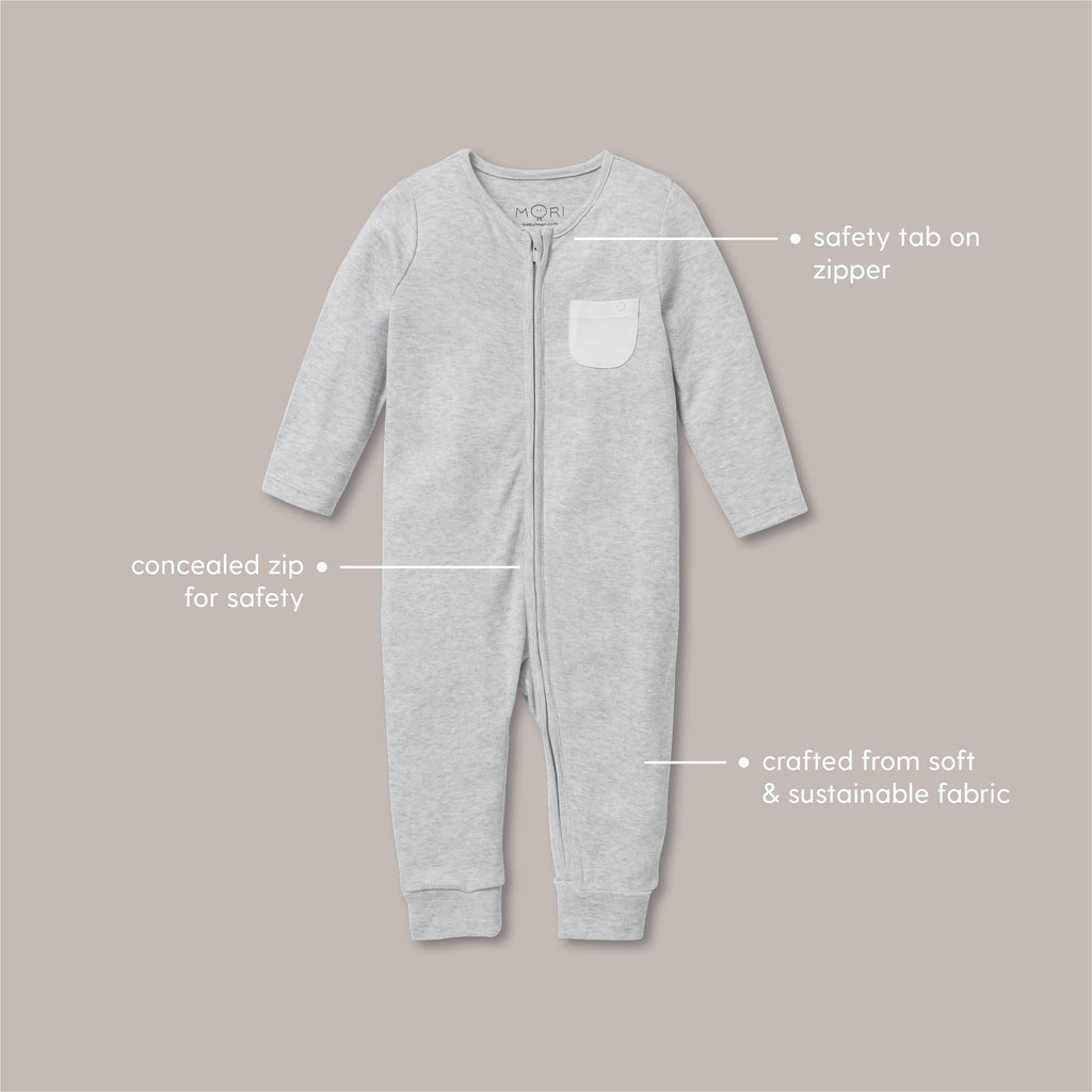 Dino Zip-Up Sleepsuit
