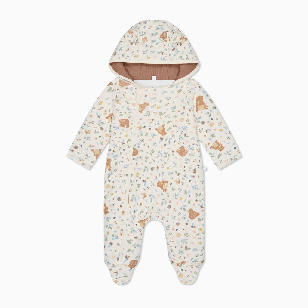 Bear Print Pramsuit